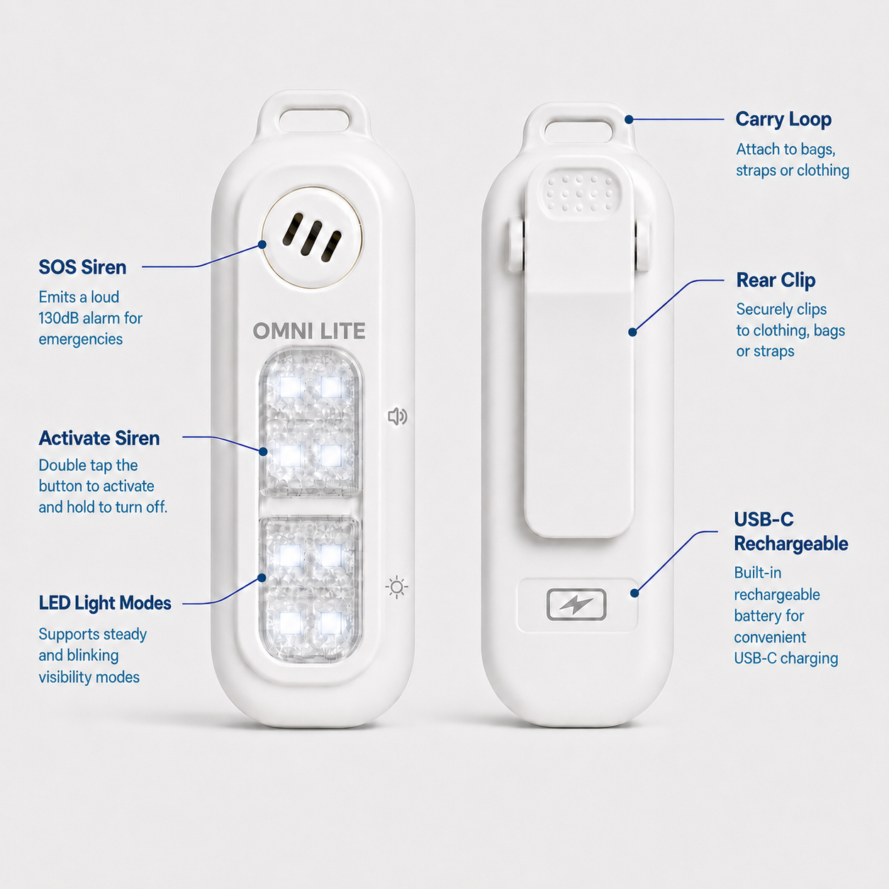OMNI LITE Personal Safety Alarm
